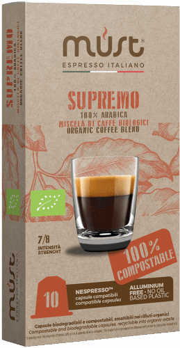 Fair Trade certified Organic coffee capsules for Nespresso